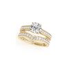 Image 1 : 2.17 ctw Certified VS/SI Diamond 2pc Wedding Set 14K Yellow Gold