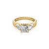 Image 1 : 1.6 ctw VS/SI Princess Cut Diamond 3 Stone Ring 18K Yellow Gold