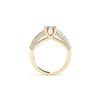 Image 2 : 3.05 ctw Certified VS/SI Diamond Ring 18K Yellow Gold