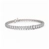 Image 1 : 14 ctw Pear Diamond Designer Bracelet 18K White Gold