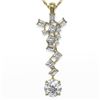 Image 1 : 2.2 ctw Diamond Designer Necklace 18K Yellow Gold
