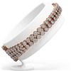 Image 2 : 16 ctw Diamond Designer Bracelet 18K Rose Gold