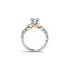 Image 2 : 1.1 ctw Certified VS/SI Diamond Solitaire Ring 18K White & Yellow Gold