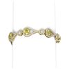 Image 1 : 11.37 ctw Fancy Yellow Diamond Bracelet 18K Yellow Gold