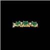 Image 1 : 30.8 ctw Emerald & VS/SI Diamond Eternity Bracelet 10K Yellow Gold
