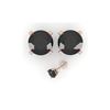 Image 2 : 4.0 ctw Black Diamond Stud Designer Earrings 14K Rose Gold