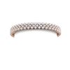 Image 2 : 10 ctw Certified SI/I Diamond Bracelet 18K Rose Gold