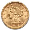 Image 2 : 1878 $2.50 Liberty Quarter Eagle MS-65 PCGS
