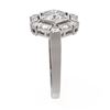 Image 2 : 2.18 ctw Diamond Ring 18K White Gold