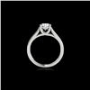 Image 2 : 1 ctw Certified Diamond Solitaire Ring 10K White Gold