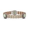 Image 1 : 32.59 ctw Opal & Diamond Bracelet 14K Rose Gold