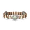 Image 2 : 32.59 ctw Opal & Diamond Bracelet 14K Rose Gold