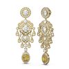 Image 2 : 13.32 ctw Canary Citrine & Diamond Earrings 18K Yellow Gold