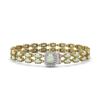 Image 1 : 16.06 ctw Opal & Diamond Bracelet 14K Yellow Gold