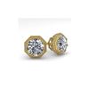 Image 1 : 1.0 ctw VS/SI Diamond Stud Solitaire Earrings 18K Yellow Gold