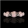 Image 1 : 22 ctw Morganite & Micro VS/SI Diamond Bracelet 14K Rose Gold