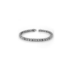1.0 ctw Certified VS/SI Diamond Bracelet 18K White Gold