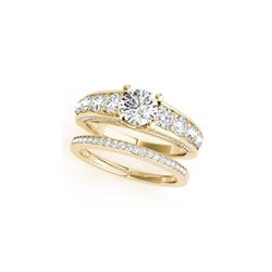 3.25 ctw Certified VS/SI Diamond 2pc Set Ring Wedding 14K Yellow Gold