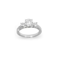 1.50 ctw Certified VS/SI Diamond Ring 18K White Gold