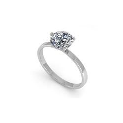 .50 ctw Certified VS/SI Diamond Engagement Ring Martini 18K White Gold