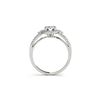 Image 2 : 0.75 ctw Certified VS/SI Diamond Micro Pave Ring 18K White Gold