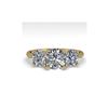 Image 1 : 2 ctw VS/SI Diamond Past Present Future Designer Ring 14K Yellow Gold