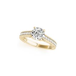 1.32 ctw Certified VS/SI Diamond Ring 18K Yellow Gold