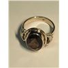 Image 1 : SILVER SMOKEY QUARTZ  RING