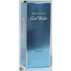 DAVIDOFF "COOL WATERS" 100ML WOMANS EAU DE