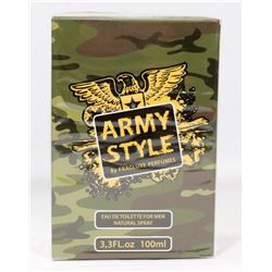 ARMY STYLE 3.3 FL. OZ. CAMO EAU DE TOILETTE MEN