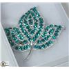 Image 1 : SIGNED WEISS GREEN VINTAGE BROACH