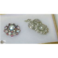 TWO VINTAGE BROACHES