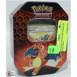 POKEMON COLLECTORS THEME TIN WITH CARDS