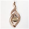 Image 1 : 13) 14K ROSE GOLD ZULTANITE DIASPORE & DIAMOND