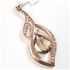 Image 2 : 13) 14K ROSE GOLD ZULTANITE DIASPORE & DIAMOND