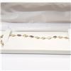 Image 4 : 57) 14K YELLOW GOLD SAPPHIRE BRACELET,
