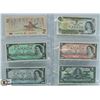 Image 1 : LOT OF 6 VARIOUS CANADA BANK NOTES