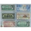 Image 1 : LOT OF 6 VARIOUS CANADA BANK NOTES