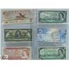 Image 1 : LOT OF 6 VARIOUS CANADA BANK NOTES
