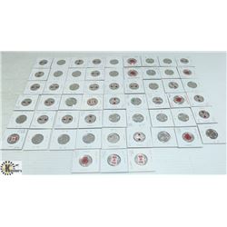 BAG OF VARIOUS CANADIAN QUARTERS