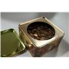 Image 1 : COLLECTOR TIN FILLED WITH PENNIES