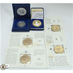 LOT OF 5 VARIOUS WORLD TRADE CENTER, POPE