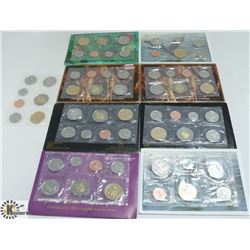 LOT OF 10 CANADA UNCIRCULATED MINT SEALED COIN