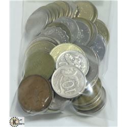 BULK BAG OF VARIOUS WORLD COINS