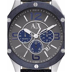 NEW ARMANI EXCHANGE TRIPLE CHRONO 44MM WATCH