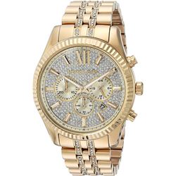 NEW MEN'S MICHAEL KORS LEXINGTON CHRONO MSRP $601