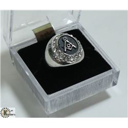MASONIC SYMBOL RING SIZE 8