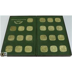SET OF 22 1972 MUNICH OLYMPIC MEDALLIONS