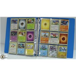 LOT OF 180 VARIOUS POKEMON CARDS IN BINDER, NEW