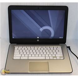 BLACK HP GOOGLE CHROMEBOOK 14 WITH AC ADAPTOR